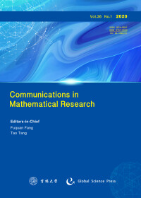 Communications in Mathematical Research 